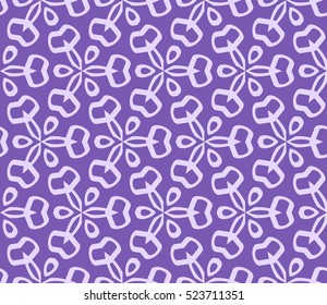 Abstract background. Vector seamless pattern. Purple geometric seamless pattern in modern stylish