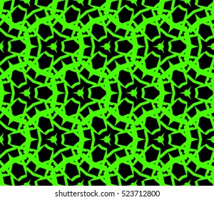 Abstract background. Vector seamless pattern. Green geometric seamless pattern in modern stylish