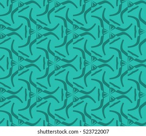 Abstract background. Vector seamless pattern. Blue geometric seamless pattern in modern stylish