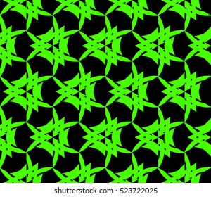 Abstract background. Vector seamless pattern. Green geometric seamless pattern in modern stylish