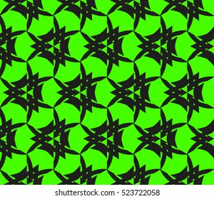 Abstract background. Vector seamless pattern. Green geometric seamless pattern in modern stylish