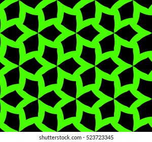 Abstract background. Vector seamless pattern. Green geometric seamless pattern in modern stylish