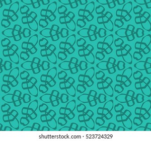 Abstract background. Vector seamless pattern. Blue geometric seamless pattern in modern stylish