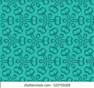 Abstract background. Vector seamless pattern. Blue geometric seamless pattern in modern stylish