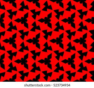 Abstract background. Vector seamless pattern. Red geometric seamless pattern in modern stylish