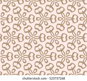 Abstract background. Vector seamless pattern. Beige geometric seamless pattern in modern stylish