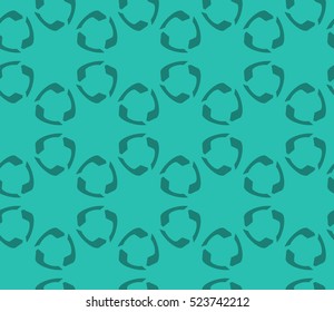 Abstract background. Vector seamless pattern. Blue geometric seamless pattern in modern stylish