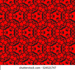 Abstract background. Vector seamless pattern. Red geometric seamless pattern in modern stylish