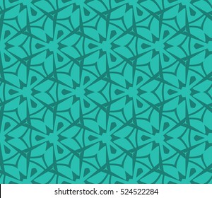 Abstract background. Vector seamless pattern. Blue geometric seamless pattern in modern stylish