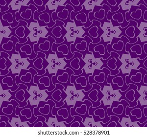 Abstract background. Vector seamless pattern. Purple geometric seamless pattern in modern stylish