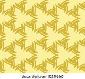 Abstract background. Vector seamless pattern. Yellow geometric seamless pattern in modern stylish