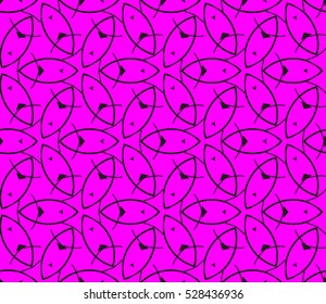 Abstract background. Vector seamless pattern. Purple geometric seamless pattern in modern stylish