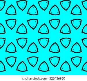 Abstract background. Vector seamless pattern. Blue geometric seamless pattern in modern stylish