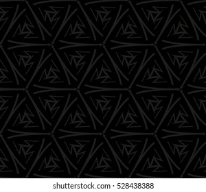 Abstract background. Vector seamless pattern. Black and white geometric seamless pattern in modern stylish
