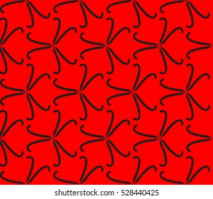 Abstract background. Vector seamless pattern. Red geometric seamless pattern in modern stylish