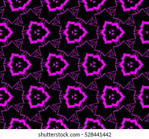 Abstract background. Vector seamless pattern. Purple geometric seamless pattern in modern stylish