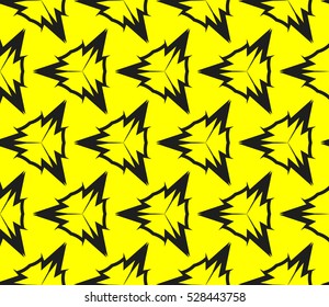Abstract background. Vector seamless pattern. Yellow geometric seamless pattern in modern stylish