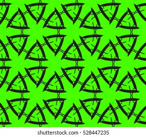 Abstract background. Vector seamless pattern. Green geometric seamless pattern in modern stylish