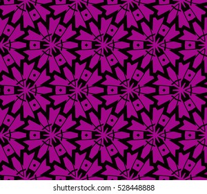 Abstract background. Vector seamless pattern. Purple geometric seamless pattern in modern stylish