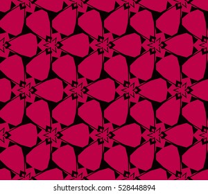 Abstract background. Vector seamless pattern. Purple geometric seamless pattern in modern stylish
