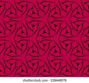 Abstract background. Vector seamless pattern. Purple geometric seamless pattern in modern stylish