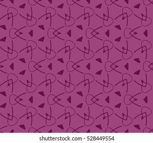 Abstract background. Vector seamless pattern. Purple geometric seamless pattern in modern stylish
