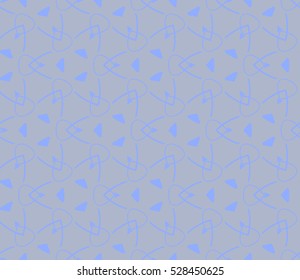 Abstract background. Vector seamless pattern. Blue geometric seamless pattern in modern stylish