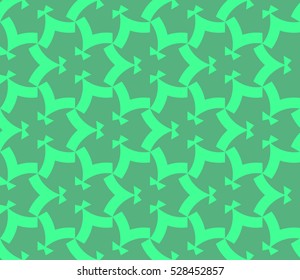 Abstract background. Vector seamless pattern. Green geometric seamless pattern in modern stylish