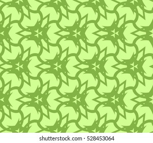 Abstract background. Vector seamless pattern. Green geometric seamless pattern in modern stylish