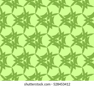 Abstract background. Vector seamless pattern. Green geometric seamless pattern in modern stylish