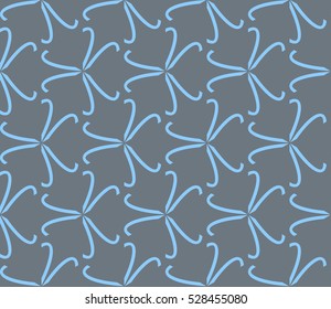 Abstract background. Vector seamless pattern. Blue geometric seamless pattern in modern stylish