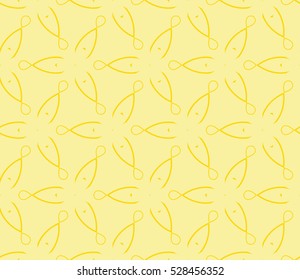 Abstract background. Vector seamless pattern. Yellow geometric seamless pattern in modern stylish