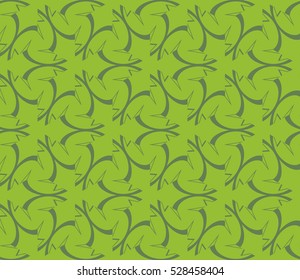 Abstract background. Vector seamless pattern. Green geometric seamless pattern in modern stylish
