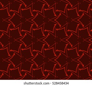 Abstract background. Vector seamless pattern. Red geometric seamless pattern in modern stylish