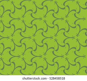 Abstract background. Vector seamless pattern. Green geometric seamless pattern in modern stylish
