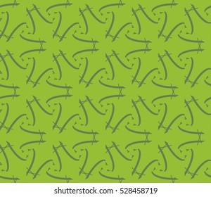 Abstract background. Vector seamless pattern. Green geometric seamless pattern in modern stylish
