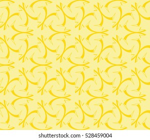 Abstract background. Vector seamless pattern. Yellow geometric seamless pattern in modern stylish