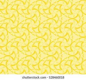 Abstract background. Vector seamless pattern. Yellow geometric seamless pattern in modern stylish