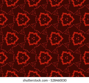 Abstract background. Vector seamless pattern. Red geometric seamless pattern in modern stylish