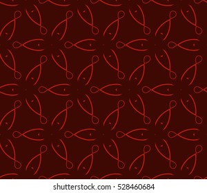 Abstract background. Vector seamless pattern. Red geometric seamless pattern in modern stylish