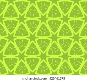 Abstract background. Vector seamless pattern. Green geometric seamless pattern in modern stylish