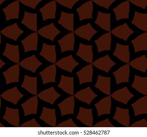 Abstract background. Vector seamless pattern. Orange geometric seamless pattern in modern stylish