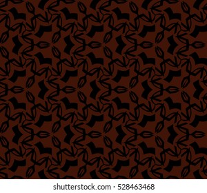 Abstract background. Vector seamless pattern. Orange geometric seamless pattern in modern stylish