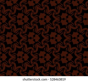Abstract background. Vector seamless pattern. Orange geometric seamless pattern in modern stylish
