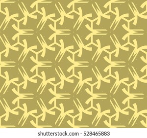 Abstract background. Vector seamless pattern. Yellow geometric seamless pattern in modern stylish