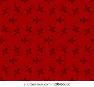 Abstract background. Vector seamless pattern. Red geometric seamless pattern in modern stylish