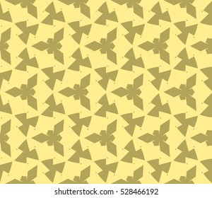 Abstract background. Vector seamless pattern. Yellow geometric seamless pattern in modern stylish