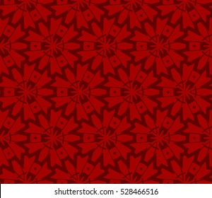Abstract background. Vector seamless pattern. Red geometric seamless pattern in modern stylish