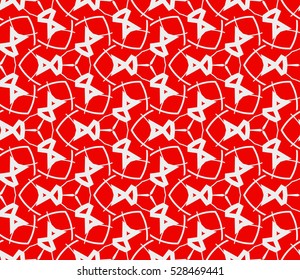 Abstract background. Vector seamless pattern. Red geometric seamless pattern in modern stylish