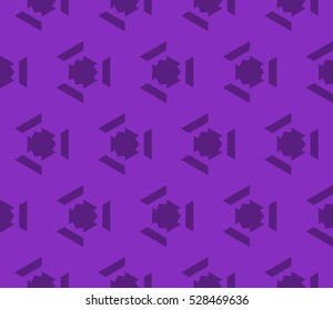 Abstract background. Vector seamless pattern. Purple geometric seamless pattern in modern stylish